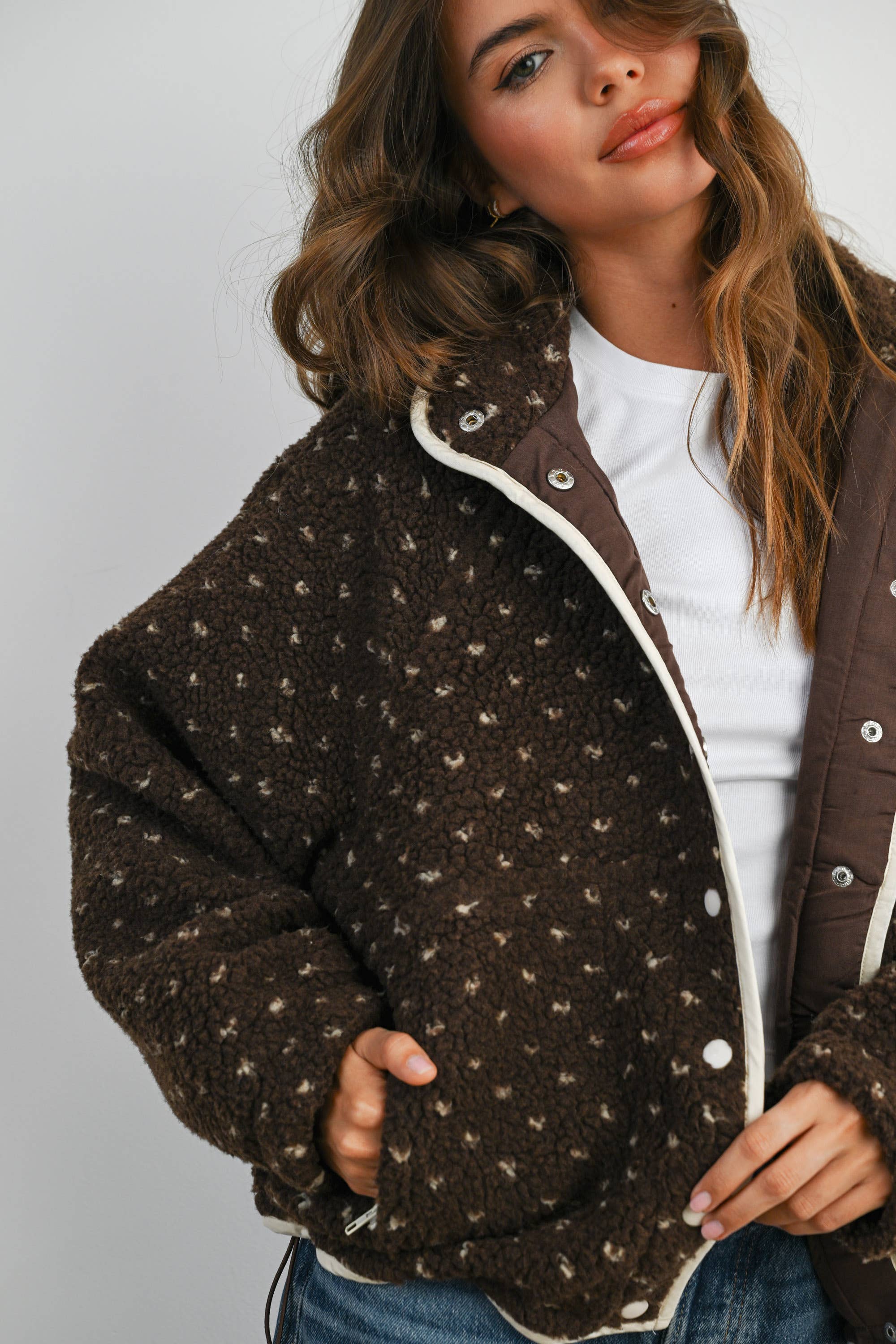 Fleece Puffer Jacket