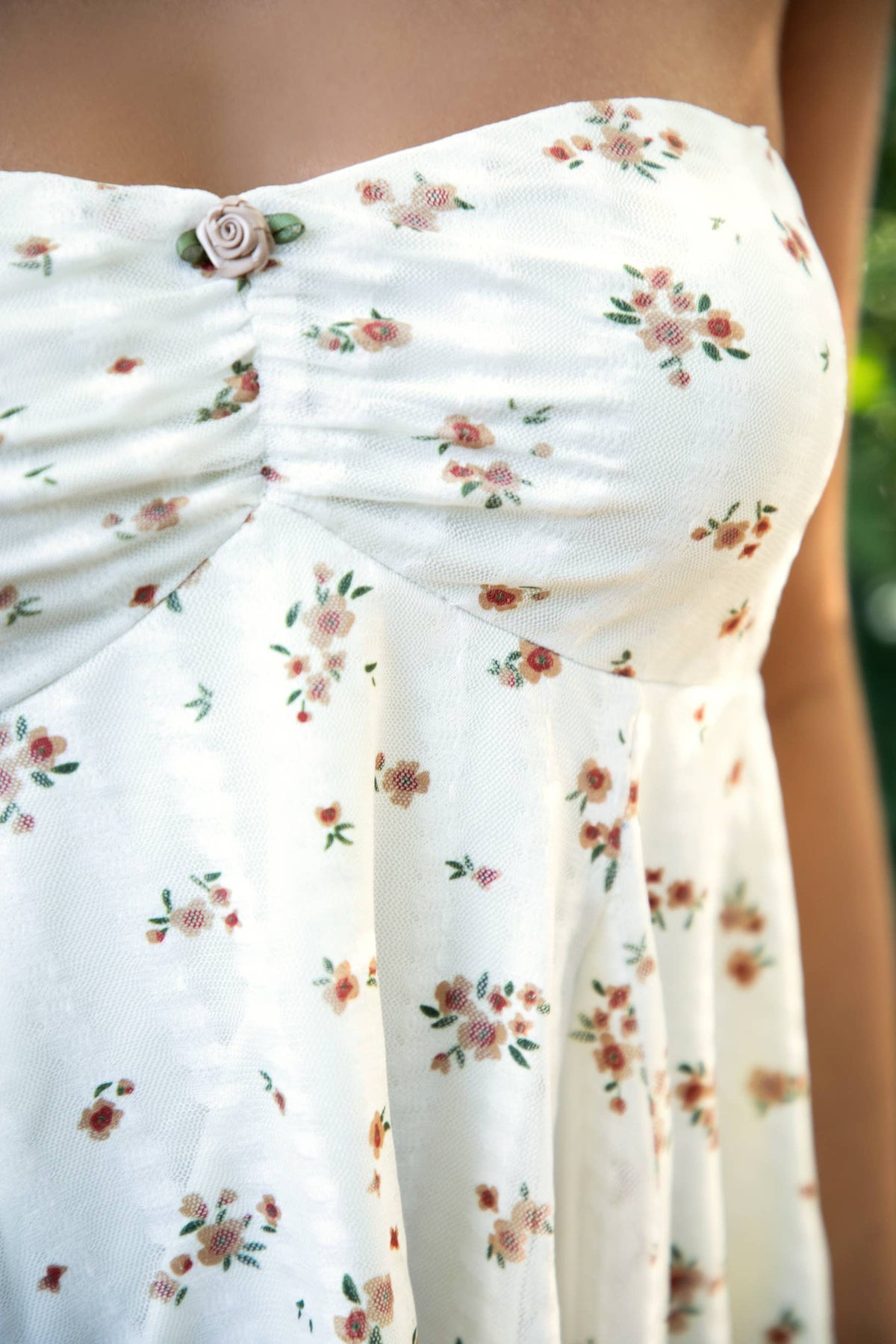 Apricot Babydoll Tank Top