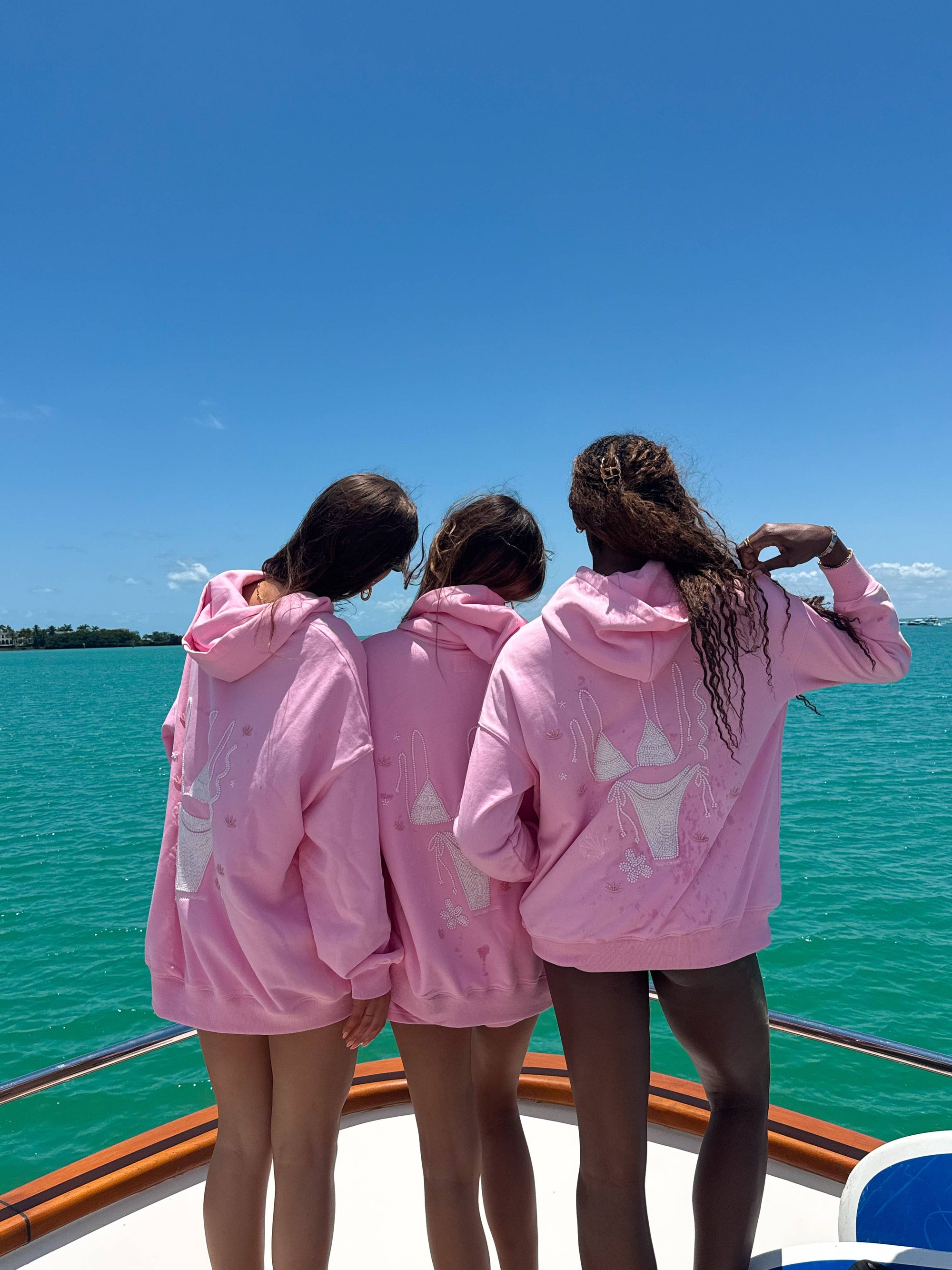 Lottie Beaded Ocean Hoodie