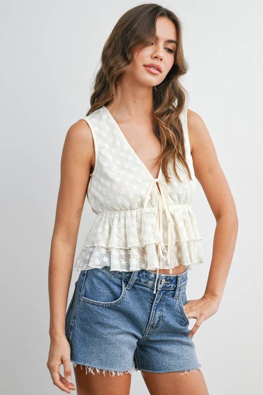 Tiered Ruffle Tank Top