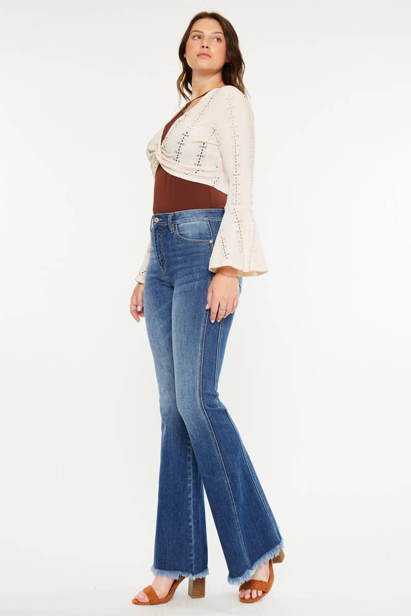 Curvy High-Rise Flare