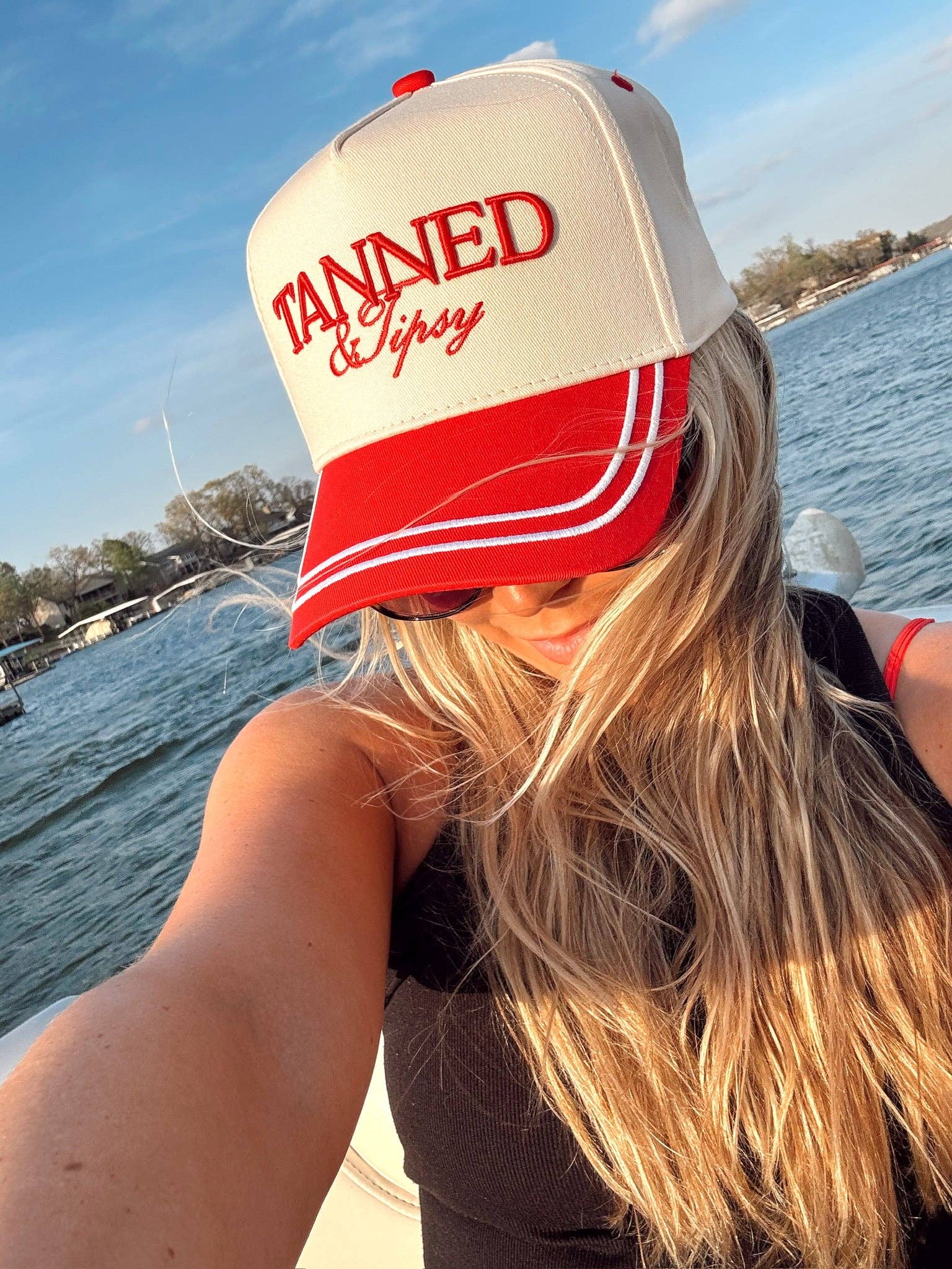 Tanned &amp; Tipsy Trucker Hat