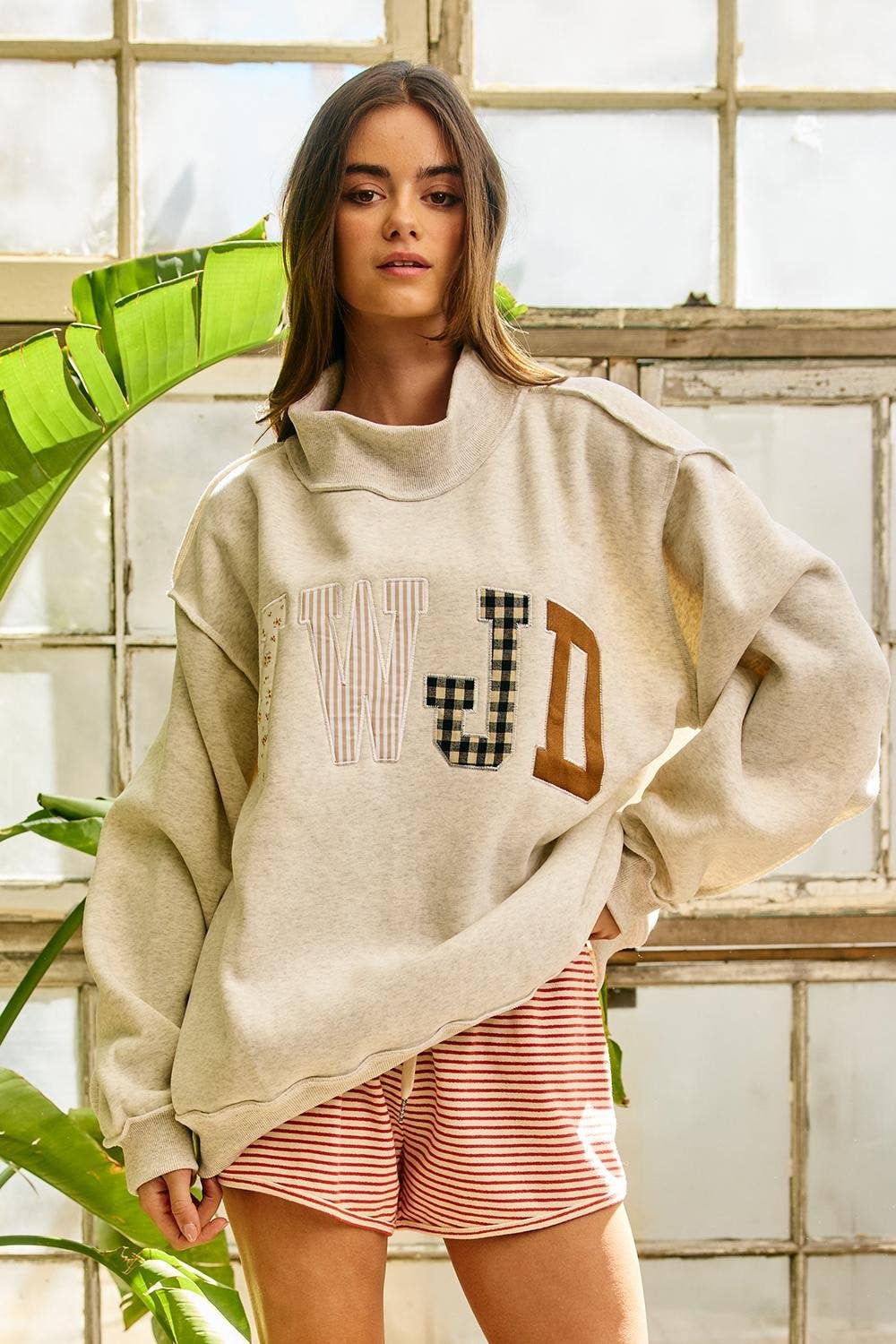 WWJD Embroidered Sweatshirt
