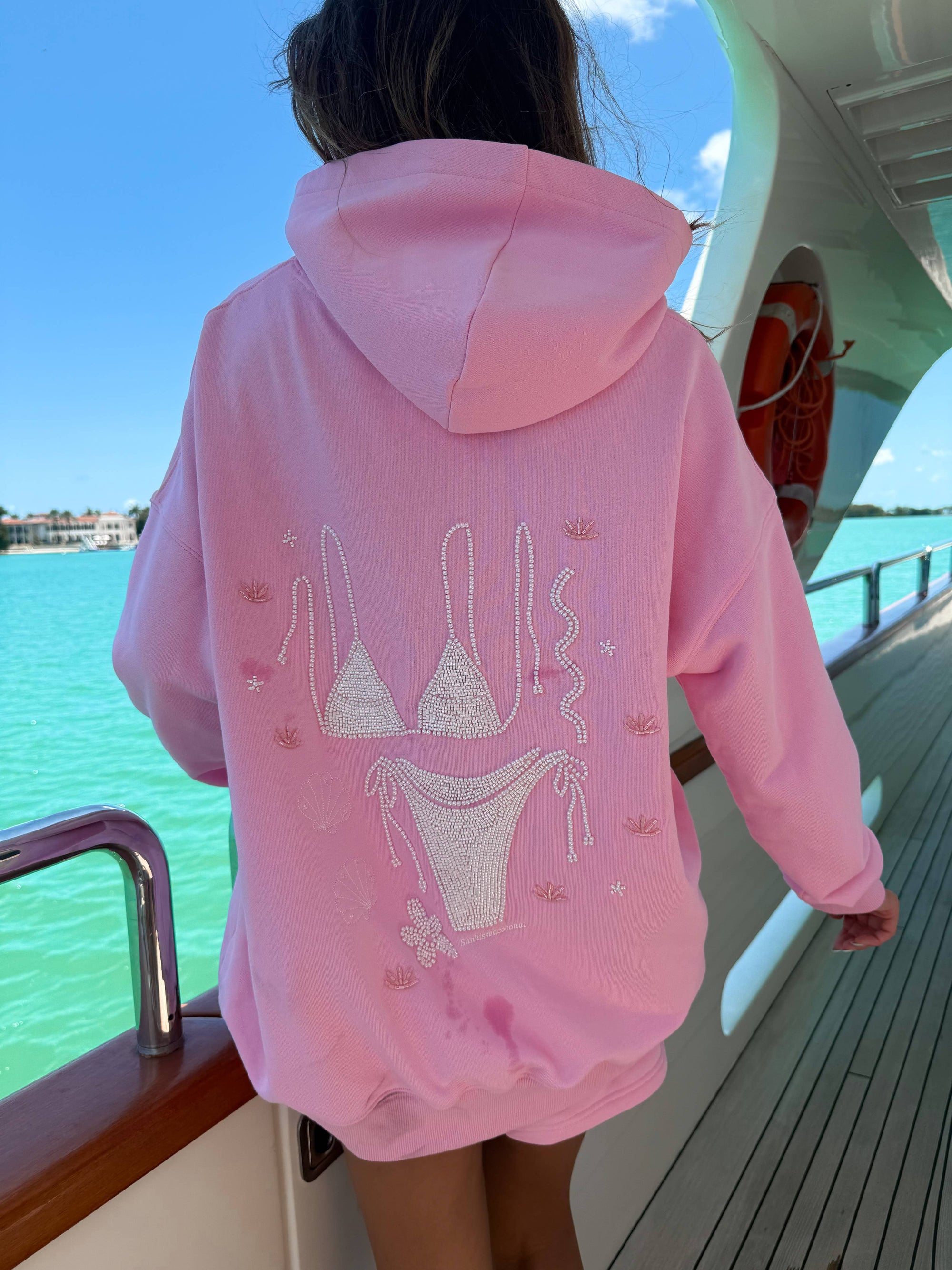Lottie Beaded Ocean Hoodie