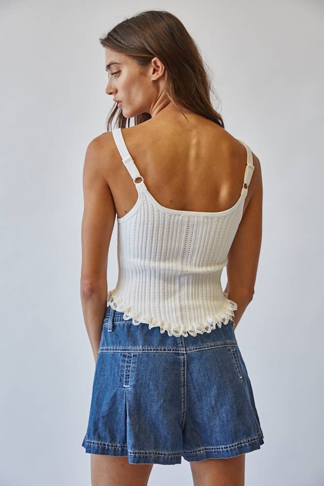 Knit Corset Top