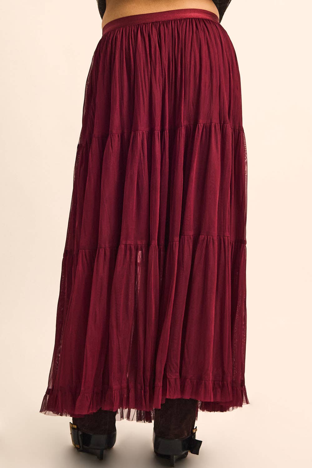 Ruffled Maxi Skirt