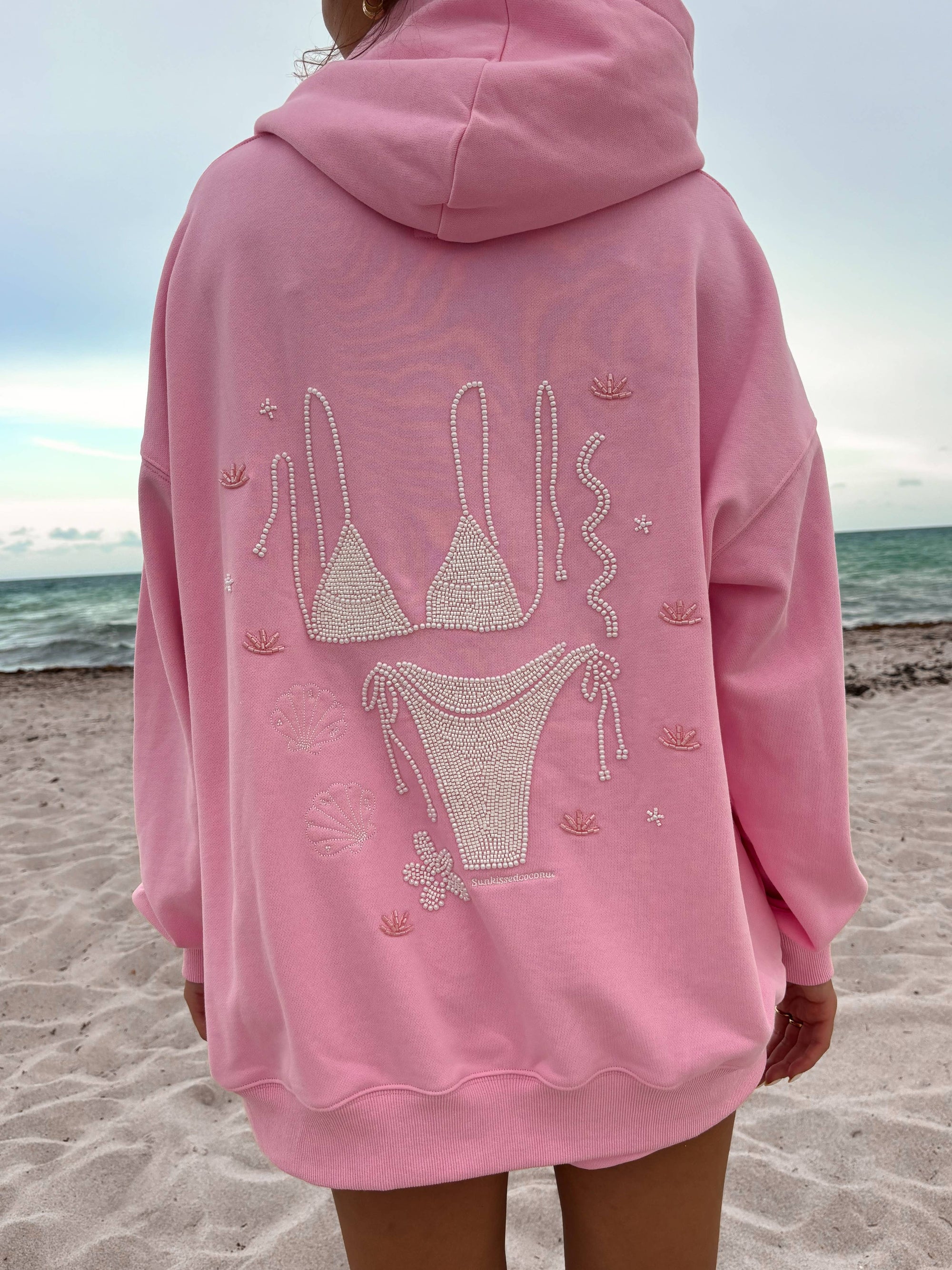 Lottie Beaded Ocean Hoodie