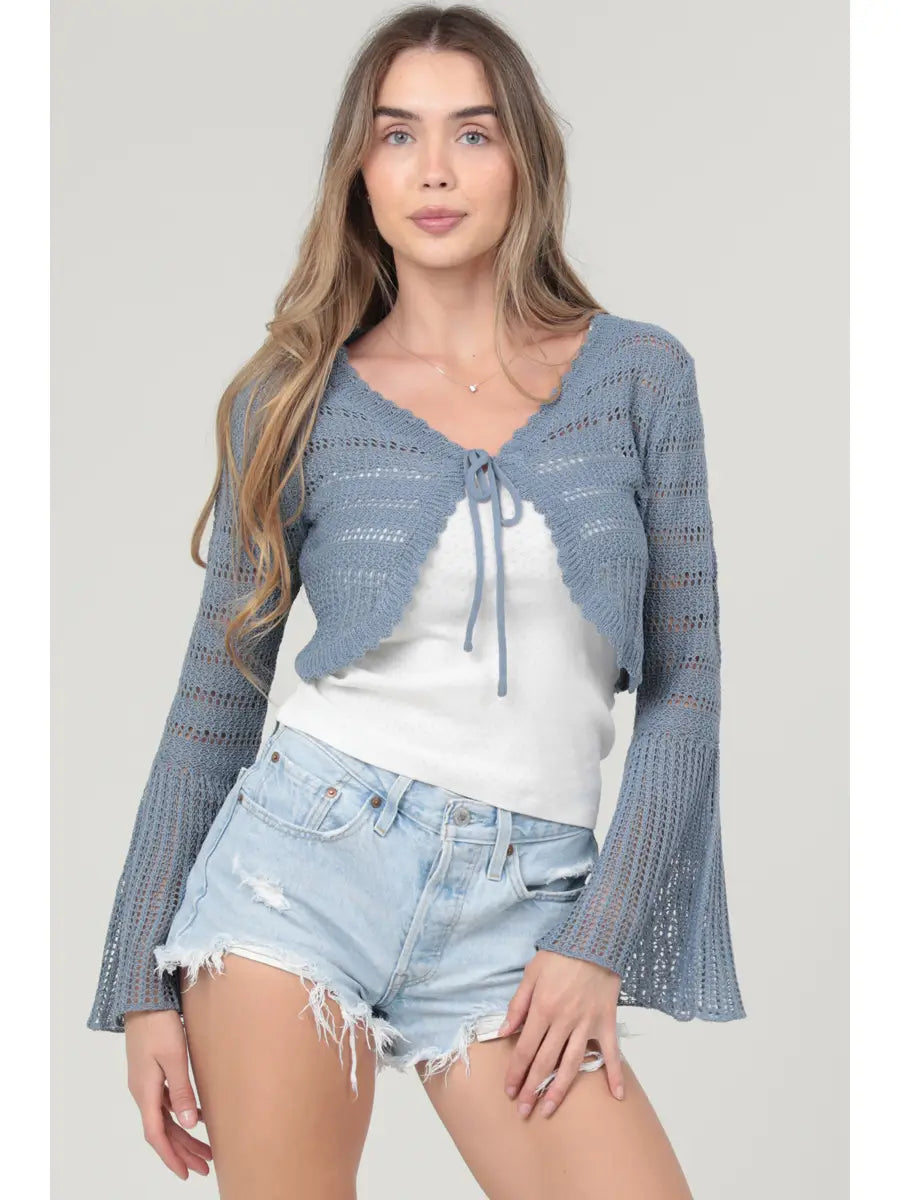 Flare Sleeve Shawl