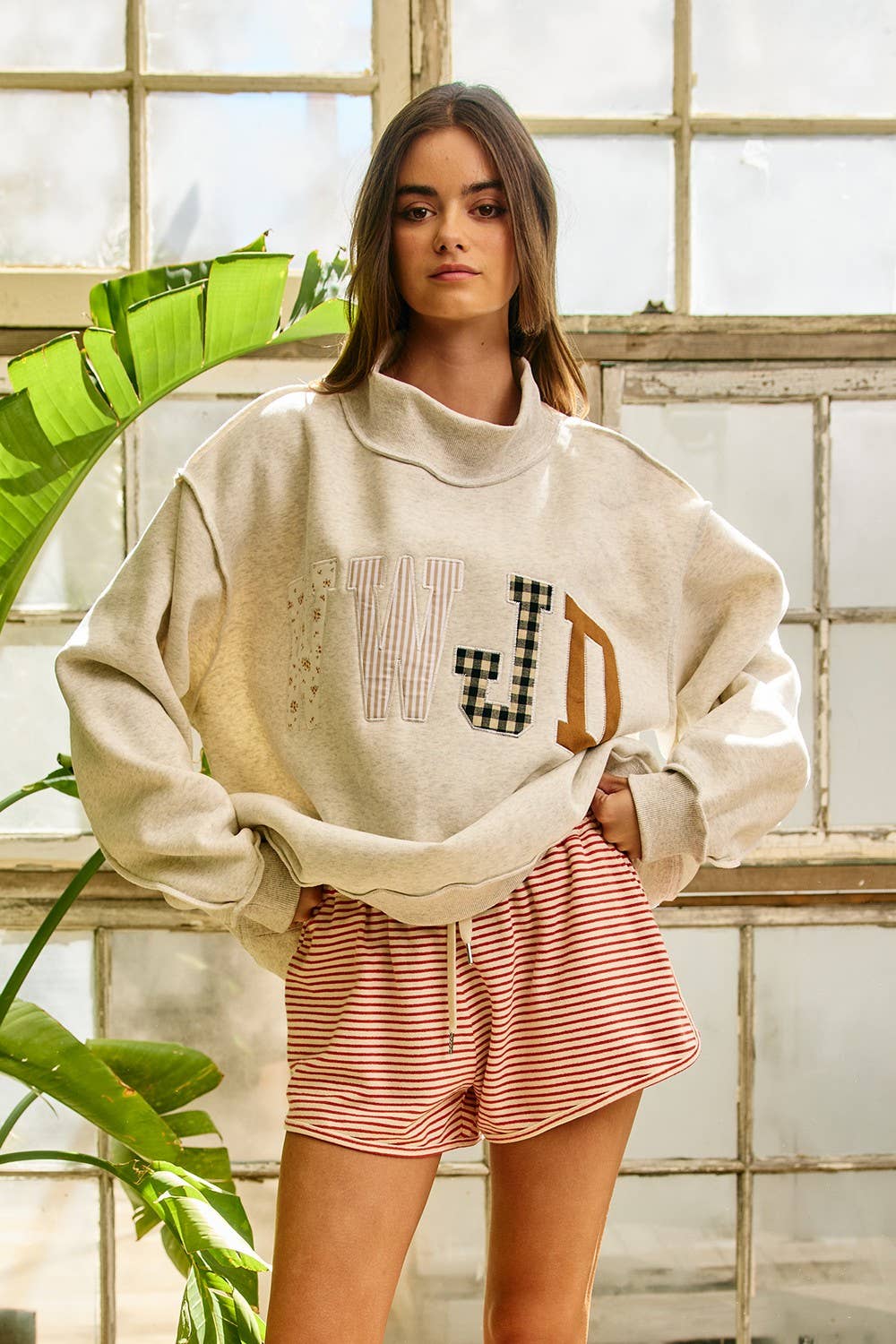 WWJD Embroidered Sweatshirt