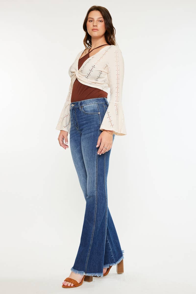 Curvy High-Rise Flare