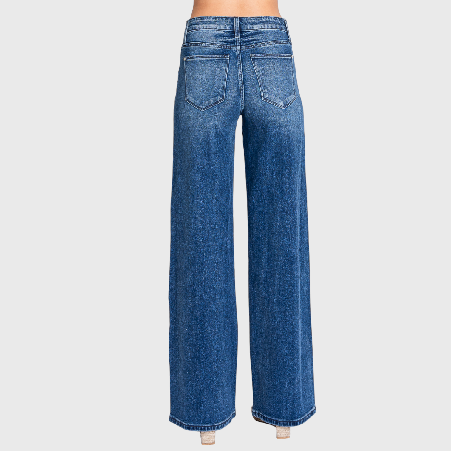 High-Rise Wide Leg Jeans