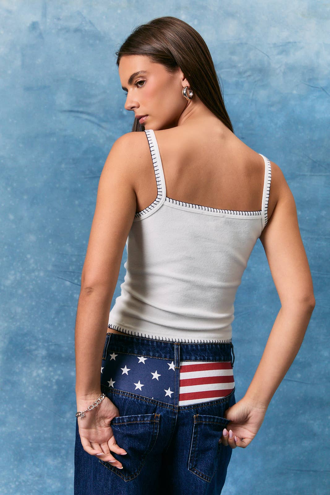 American Flag Tank Top