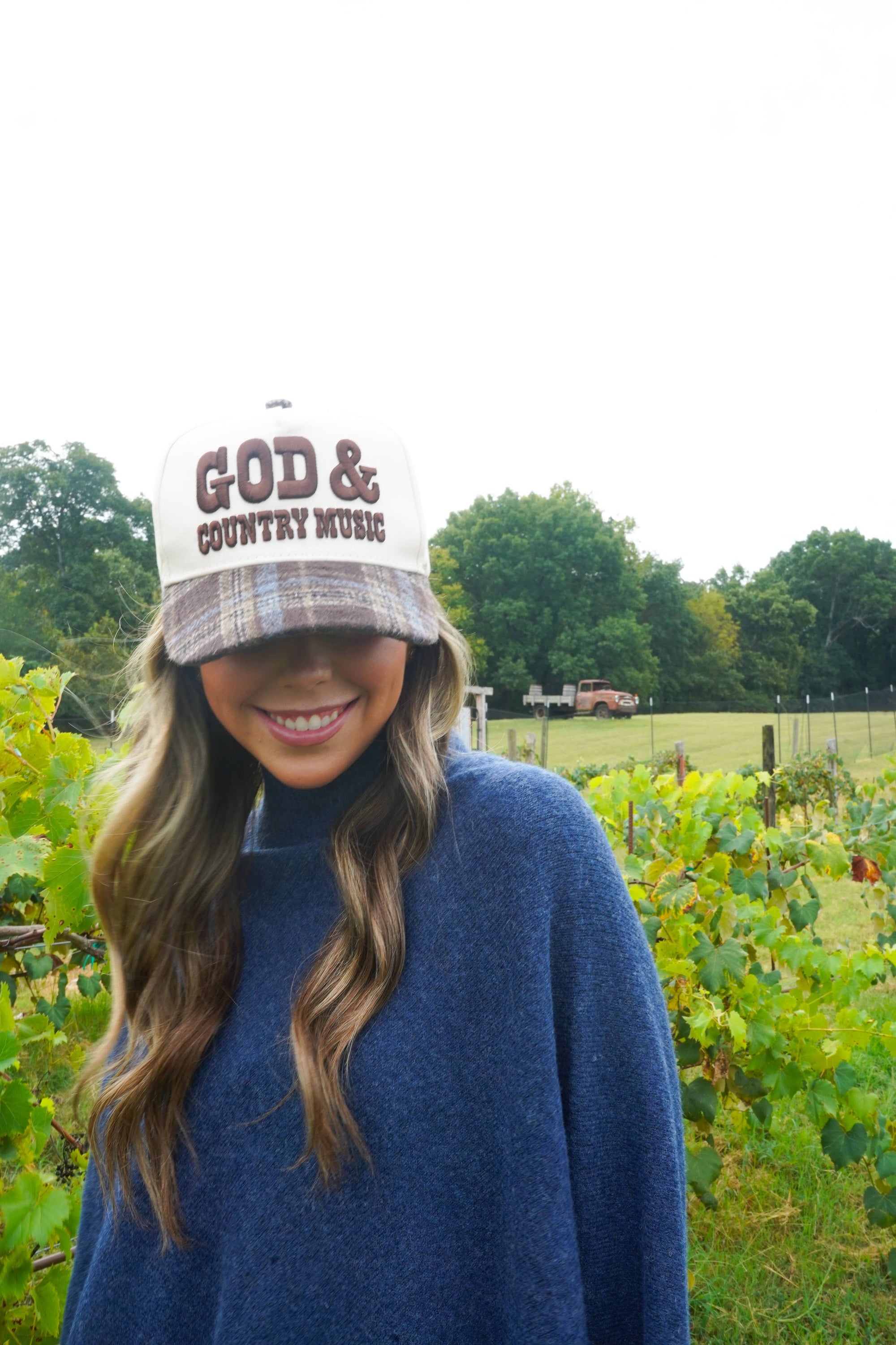 God &amp; Country Music Trucker Hat