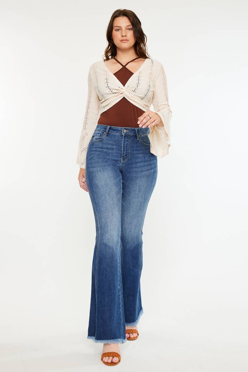 Curvy High-Rise Flare