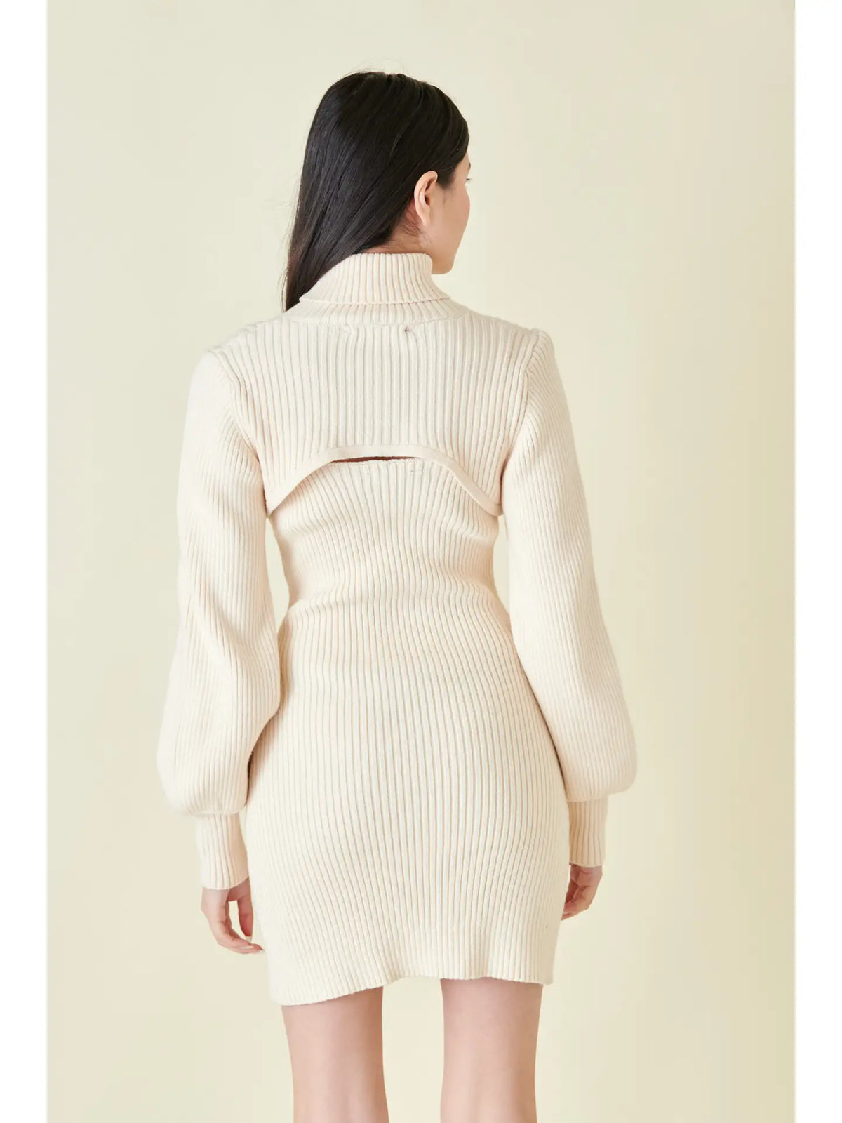 2 Piece Knit Shrug And Dress