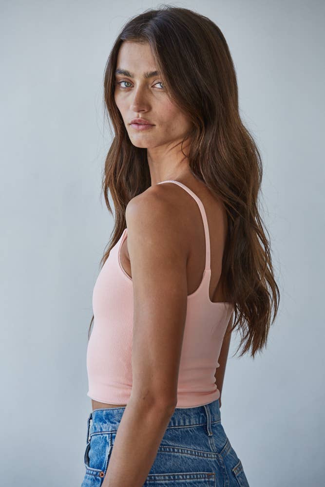Striped Seamless Reversible Top