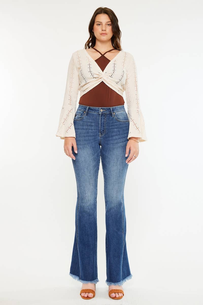 Curvy High-Rise Flare
