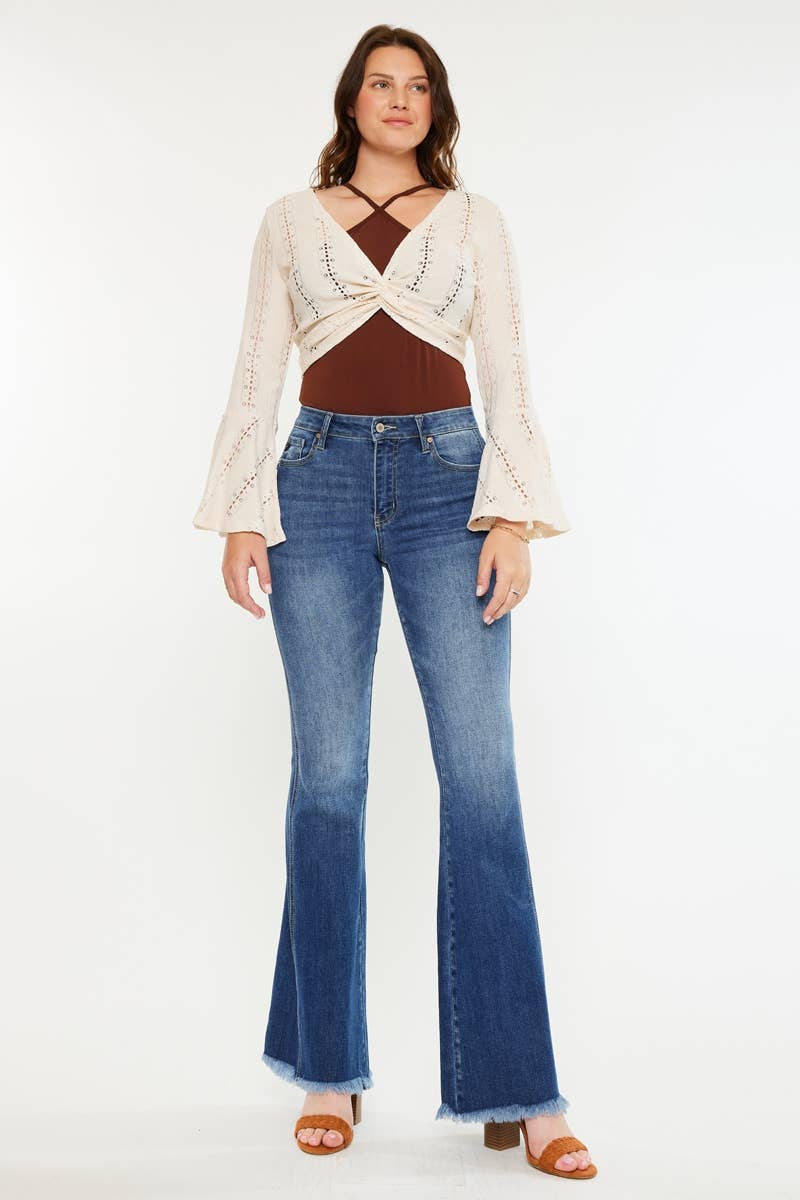 Curvy High-Rise Flare