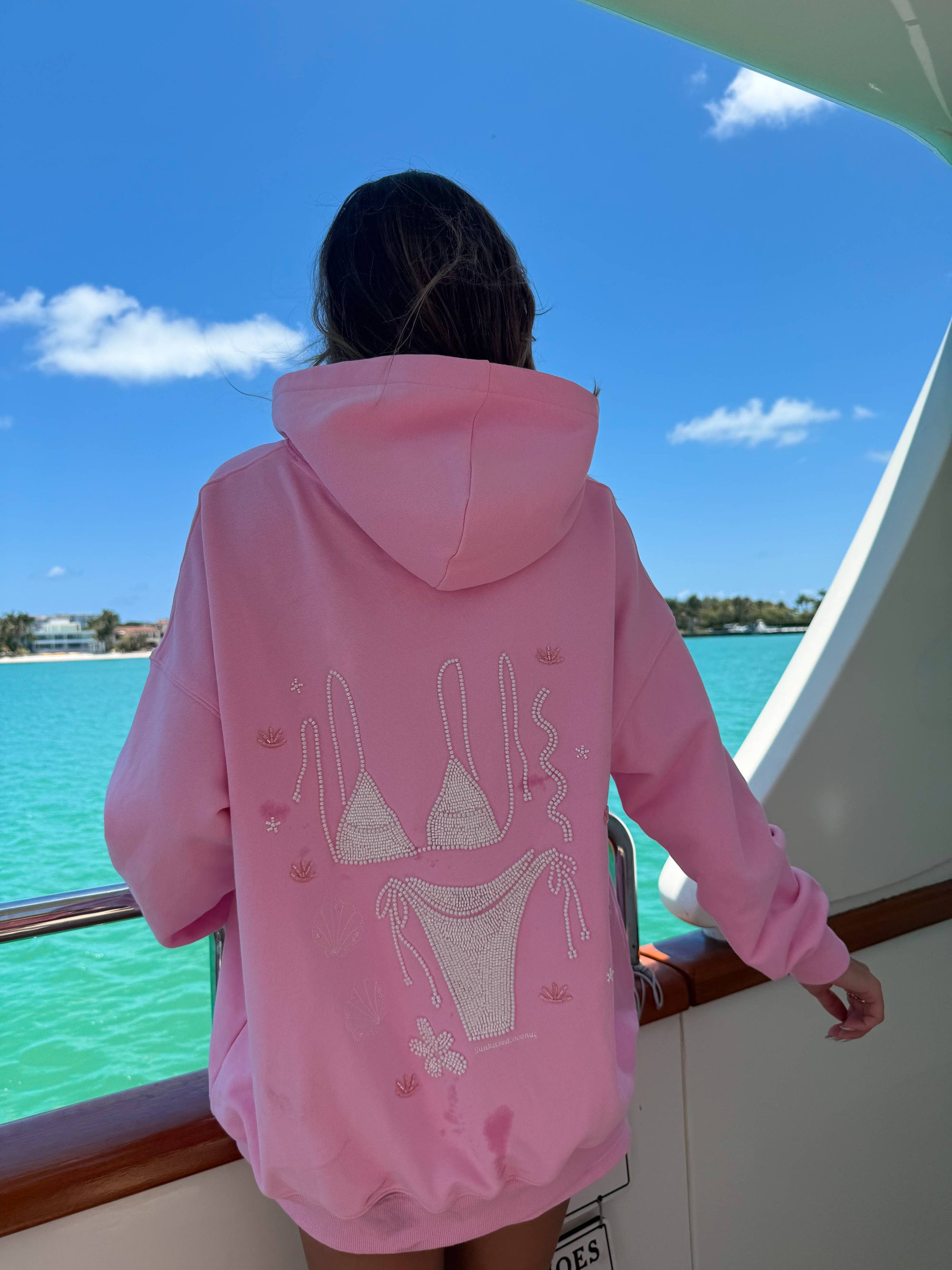 Lottie Beaded Ocean Hoodie