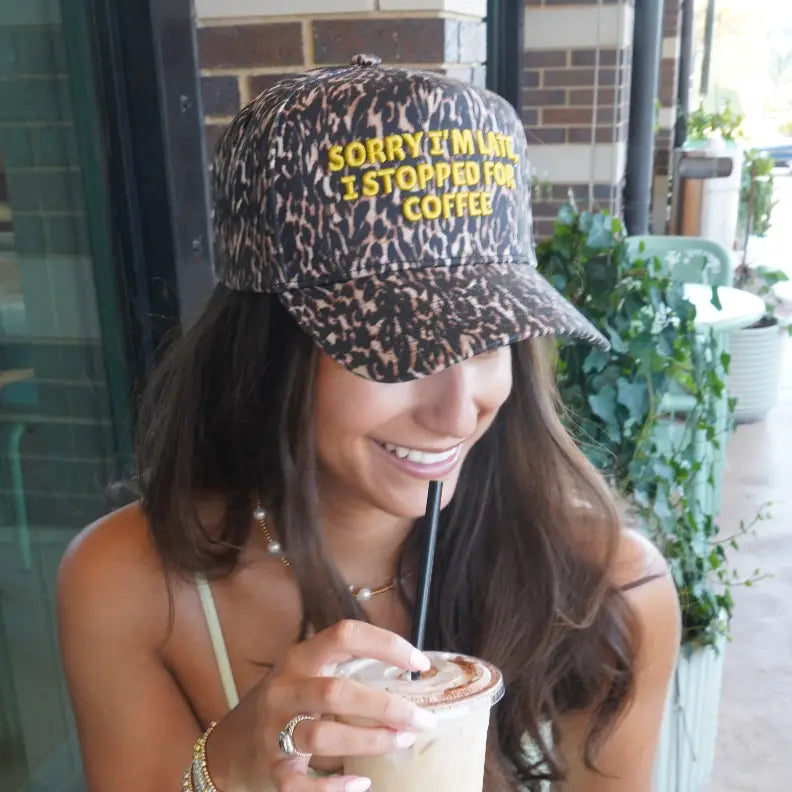 Sorry I'm Late Trucker Hat