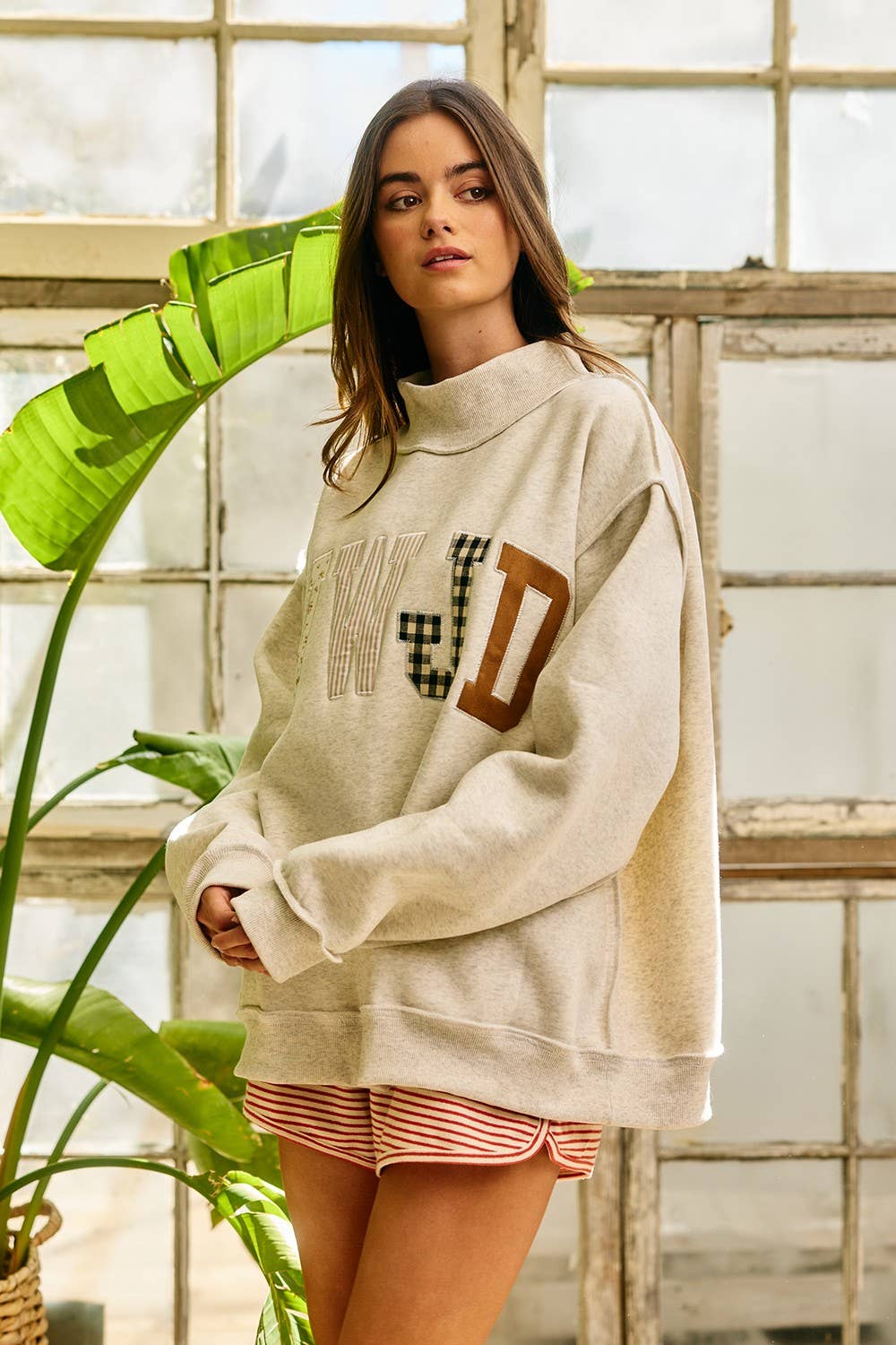WWJD Embroidered Sweatshirt