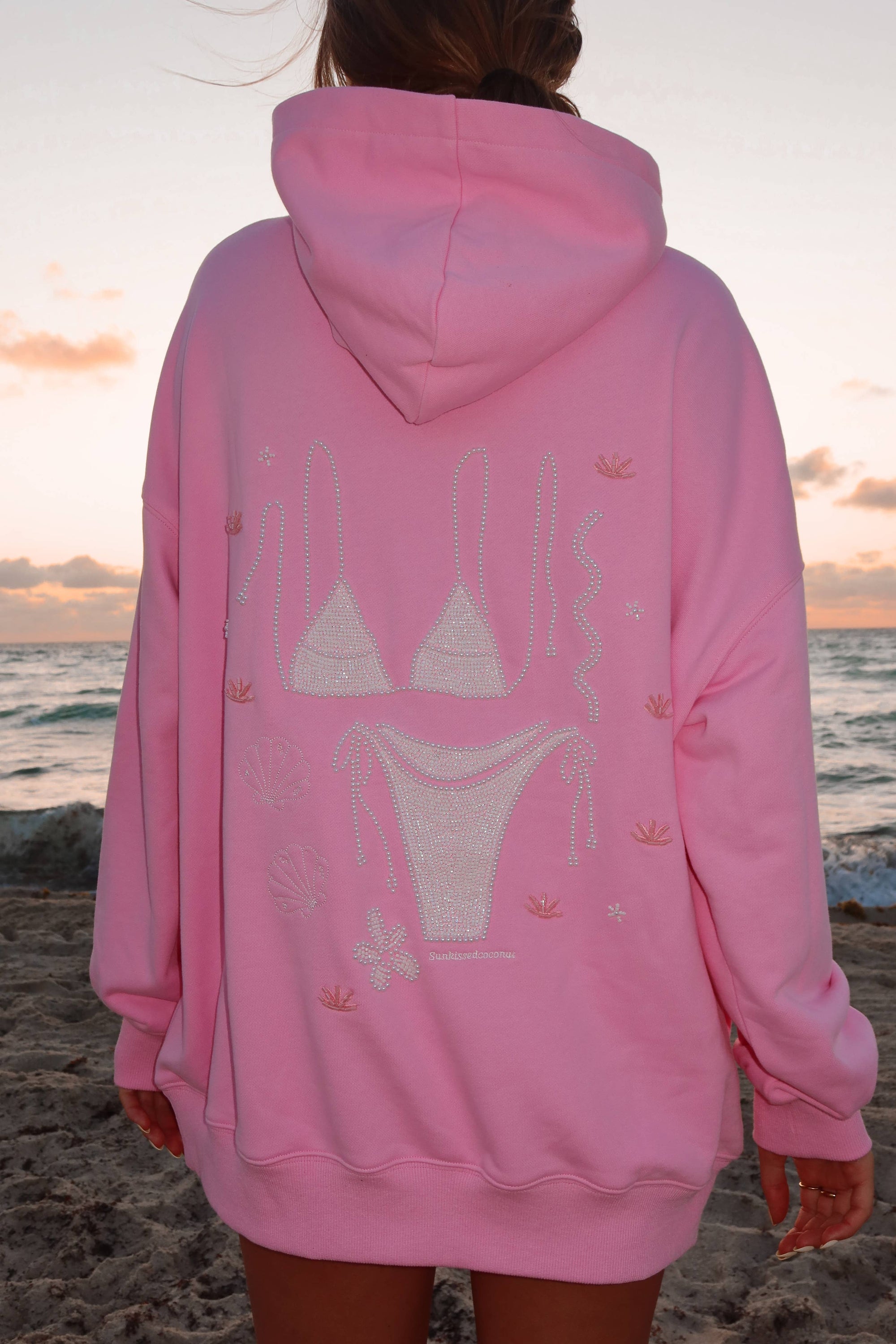 Lottie Beaded Ocean Hoodie