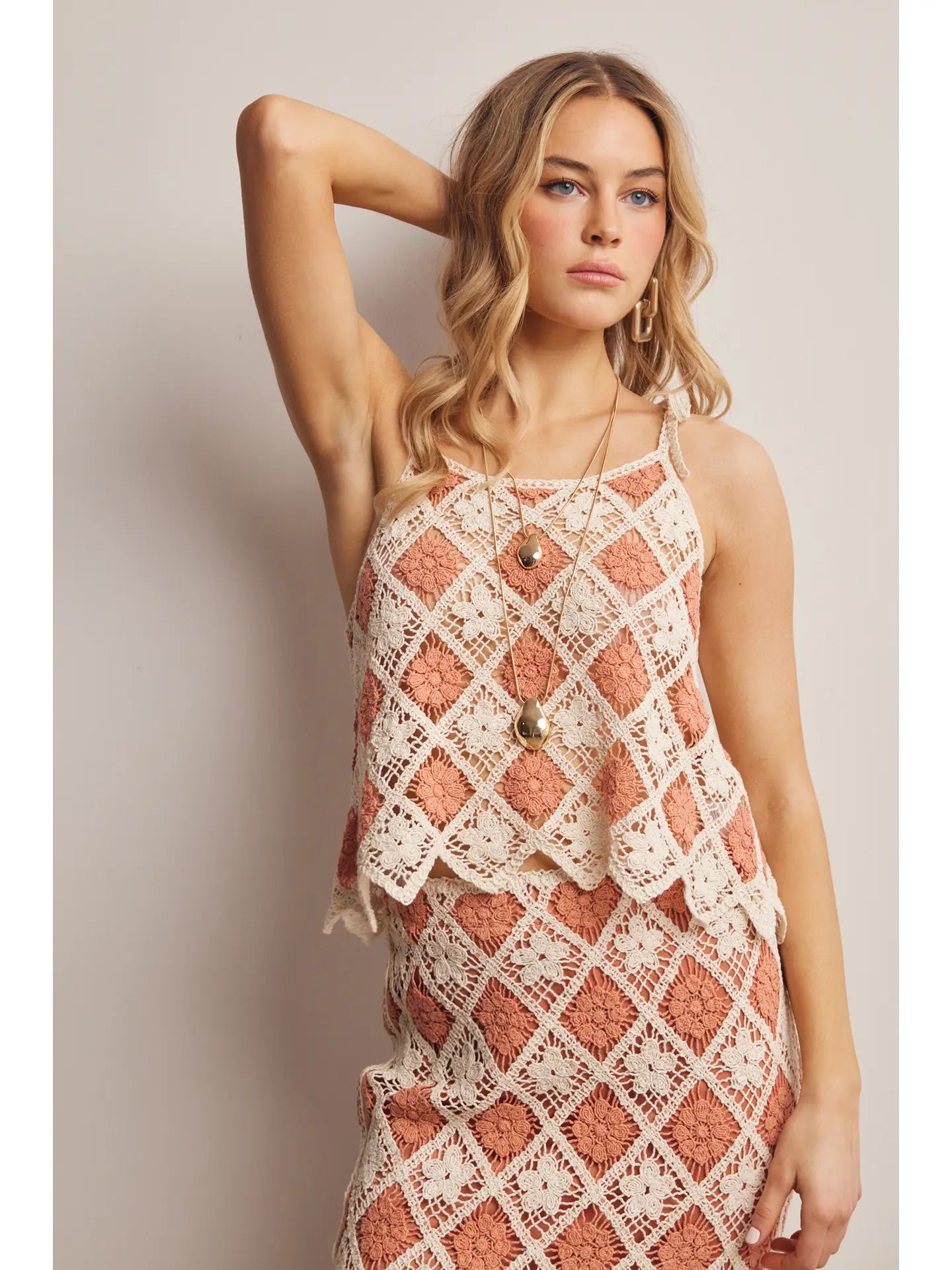 Crochet Diamond Tank Top