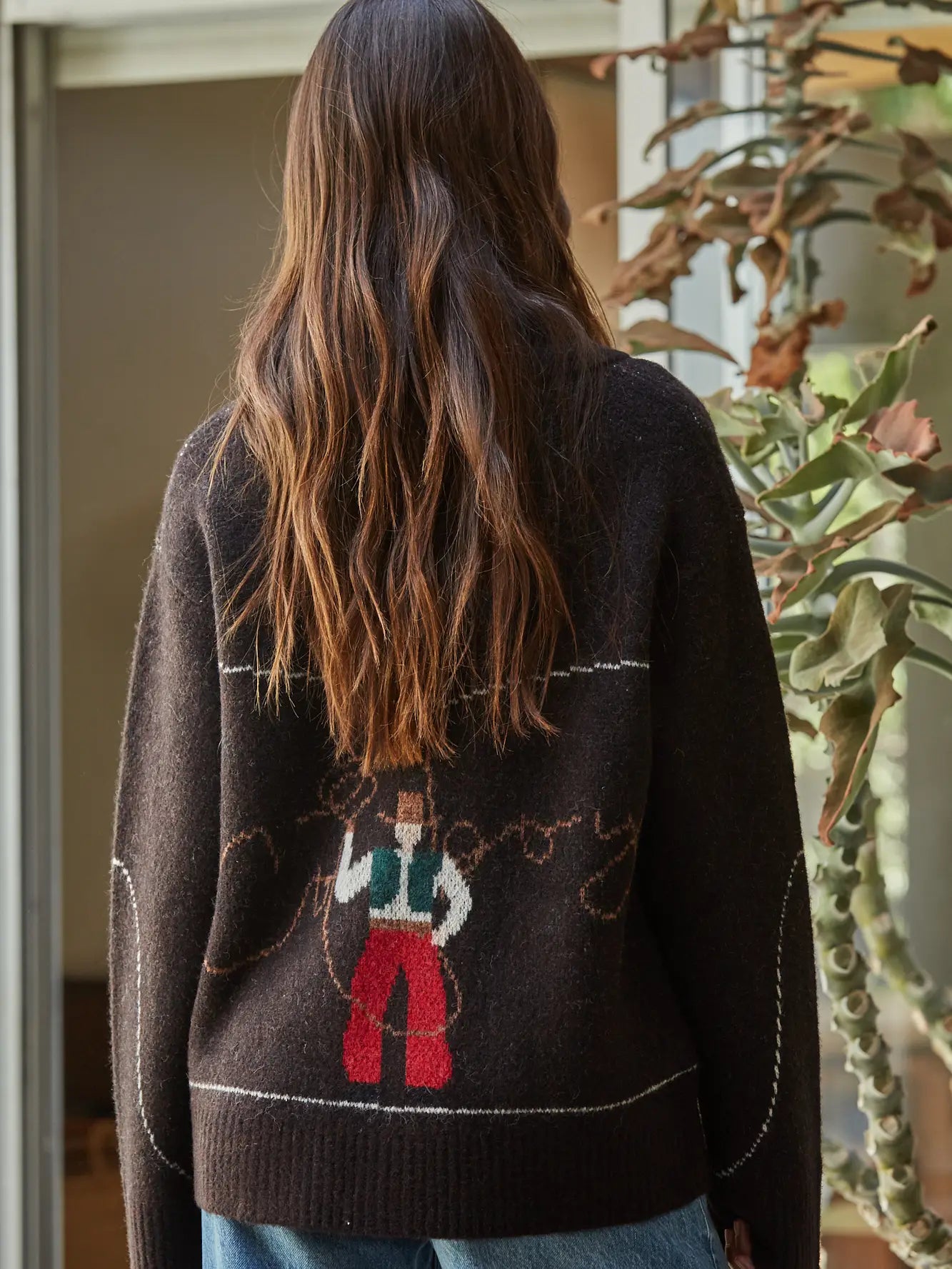 Knit Sweater Zip-Up