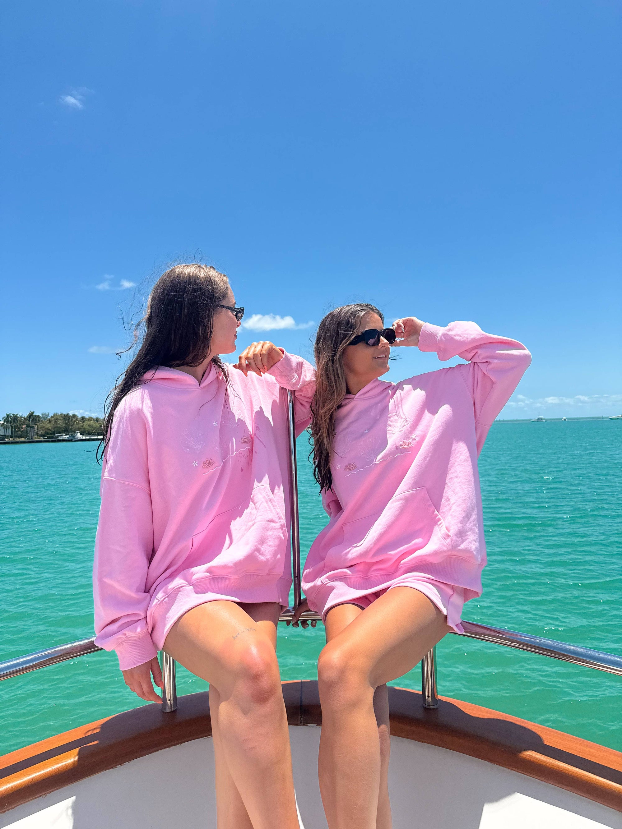 Lottie Beaded Ocean Hoodie