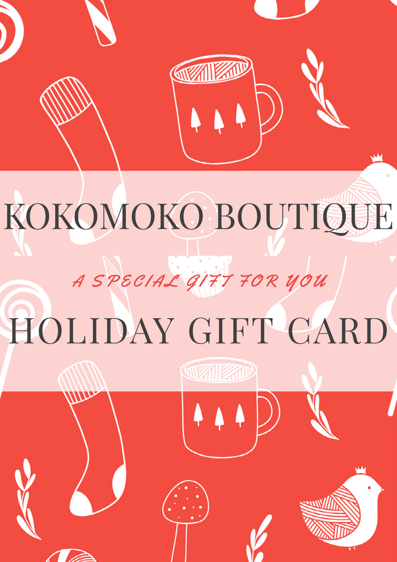 KokoMoko Holiday Gift Card