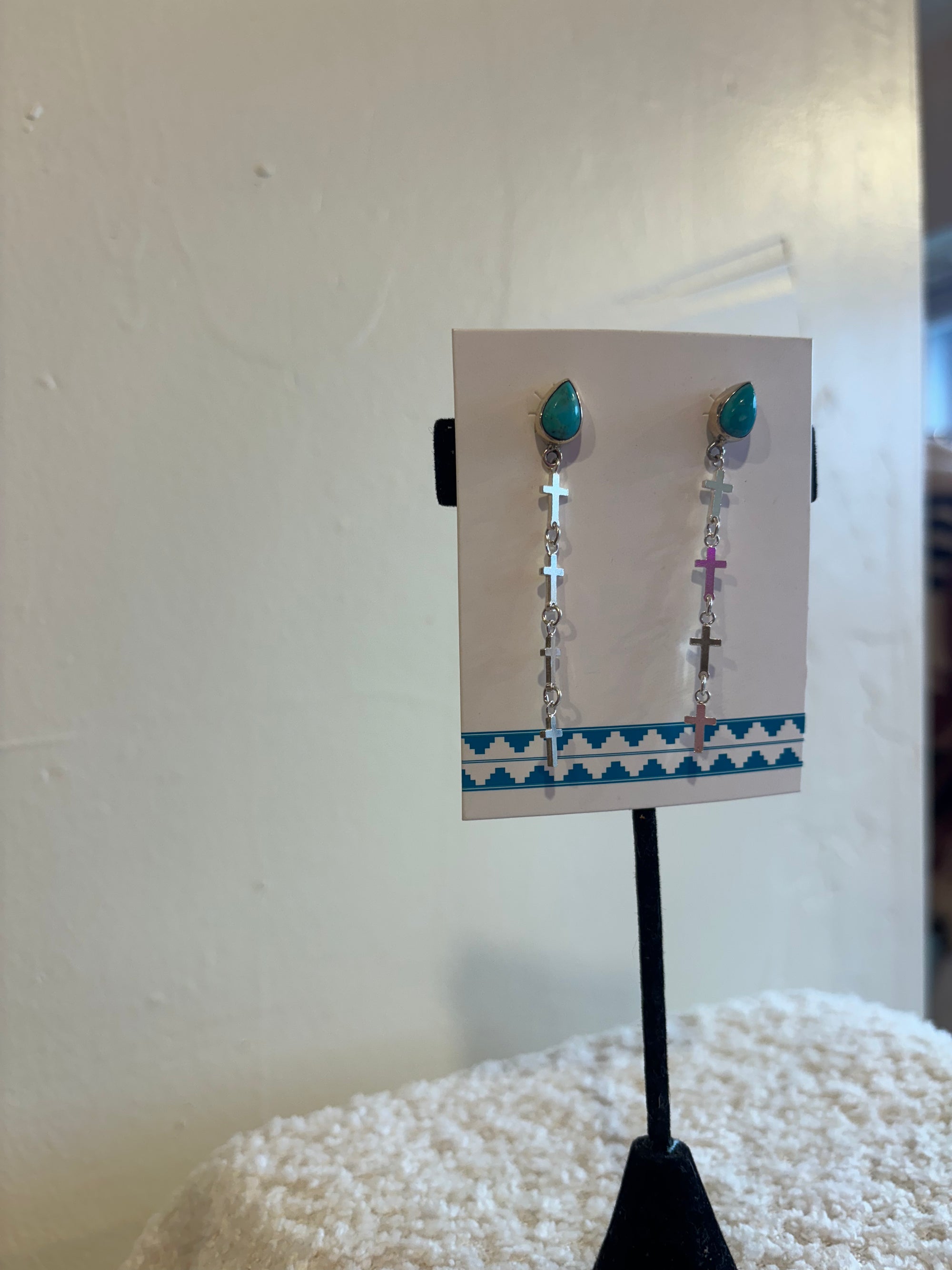 Cross Dangled Earring