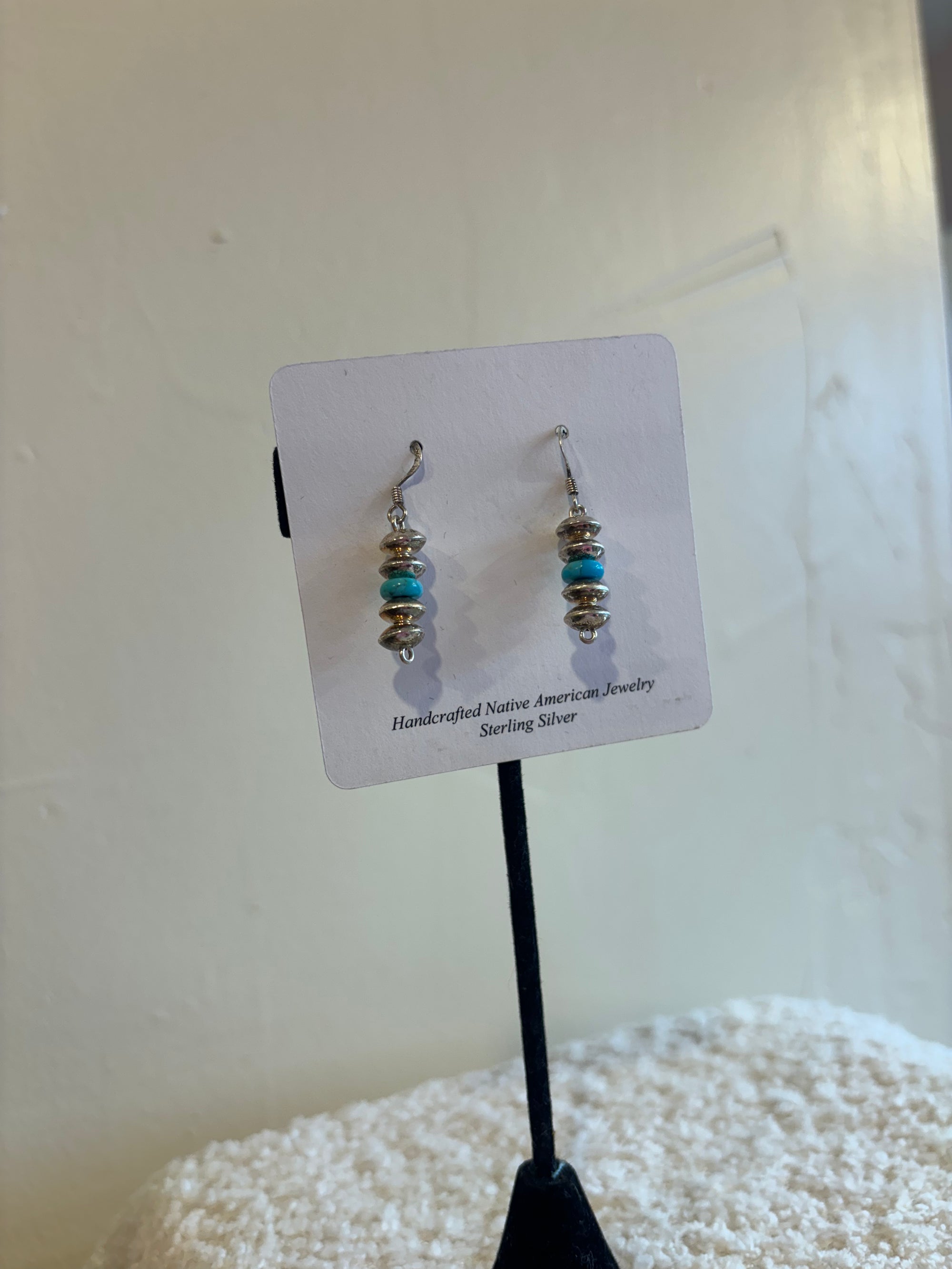 Turquoise Saucer Earring
