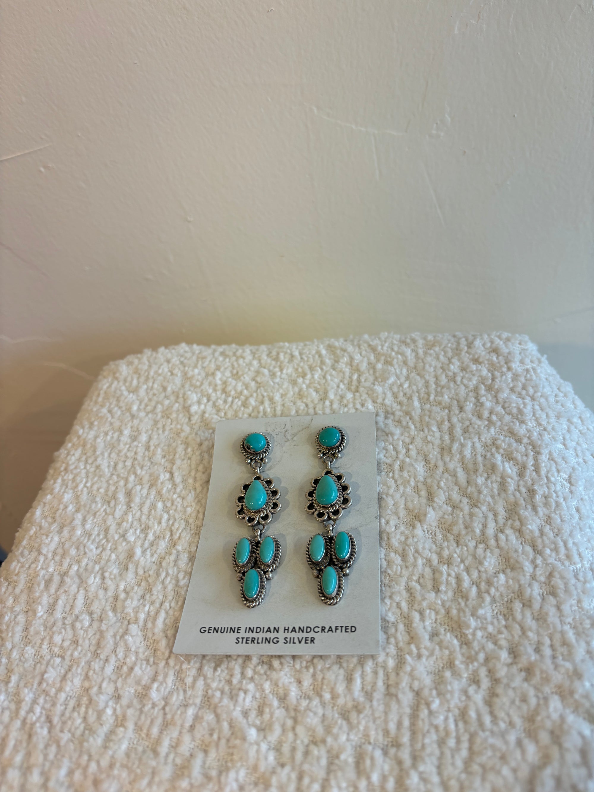 Multi-Stone Cluster Dangled Earring