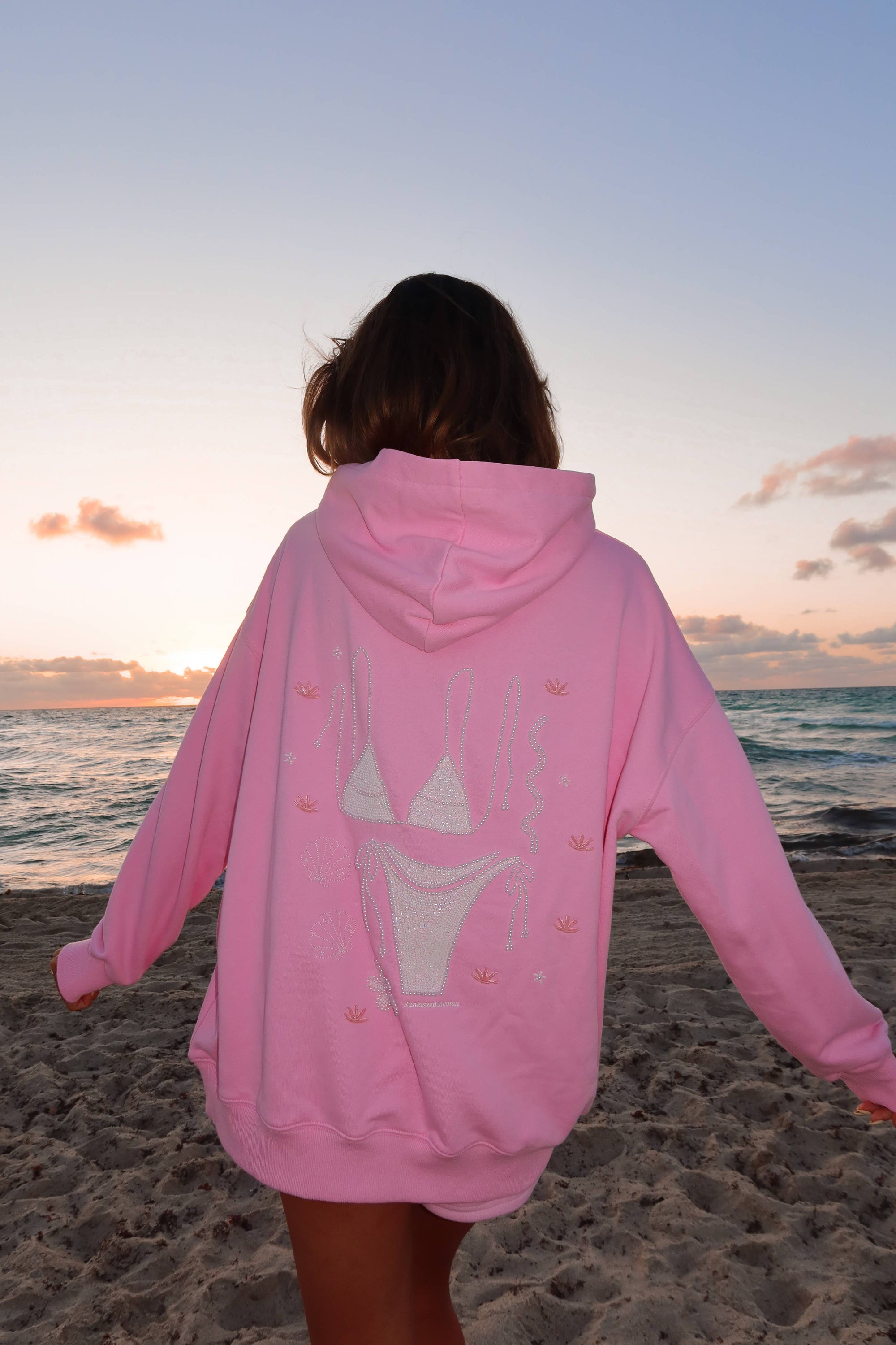 Lottie Beaded Ocean Hoodie