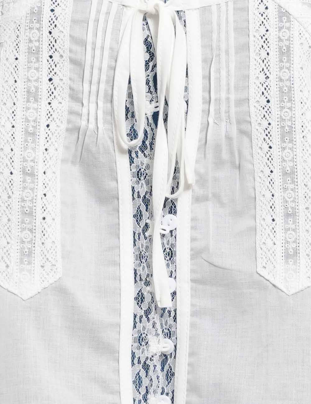 String Tie Lace Cami Top