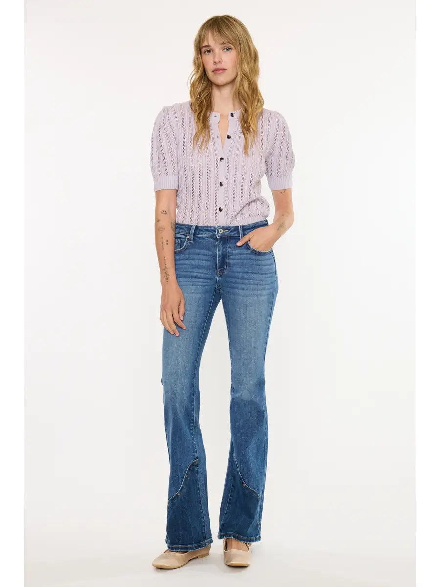 Low-rise Studded Flare