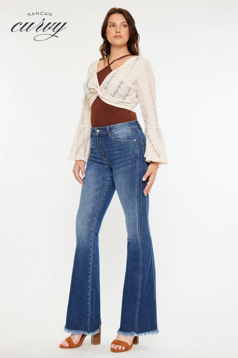 Curvy High-Rise Flare