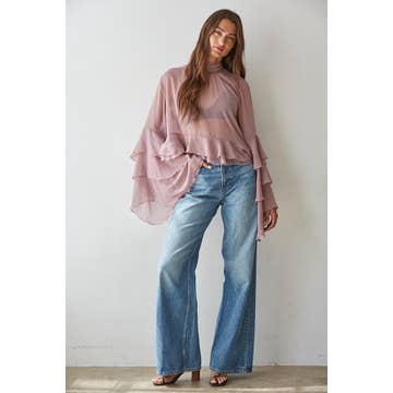 Woven See Through Top