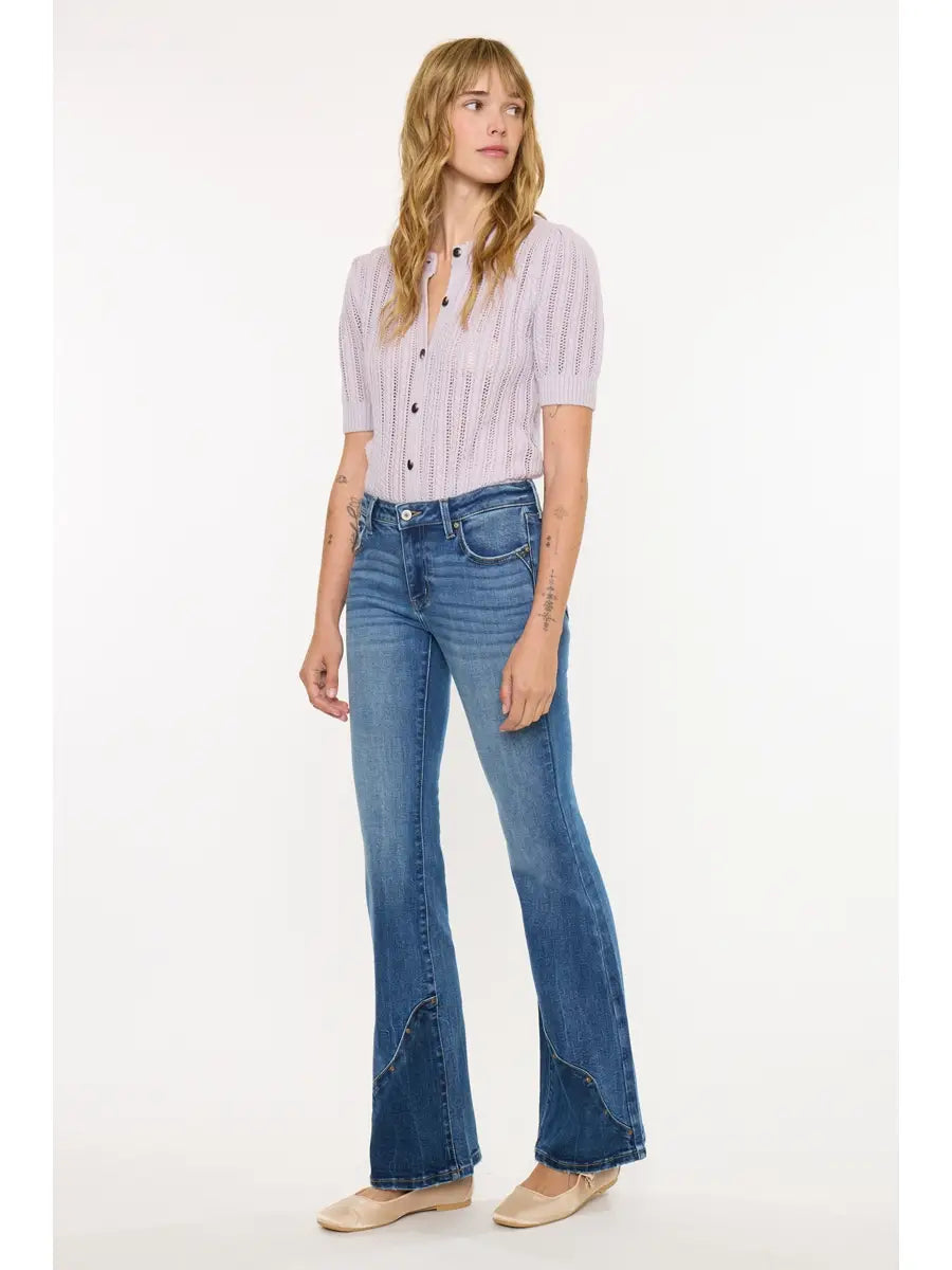 Low-rise Studded Flare