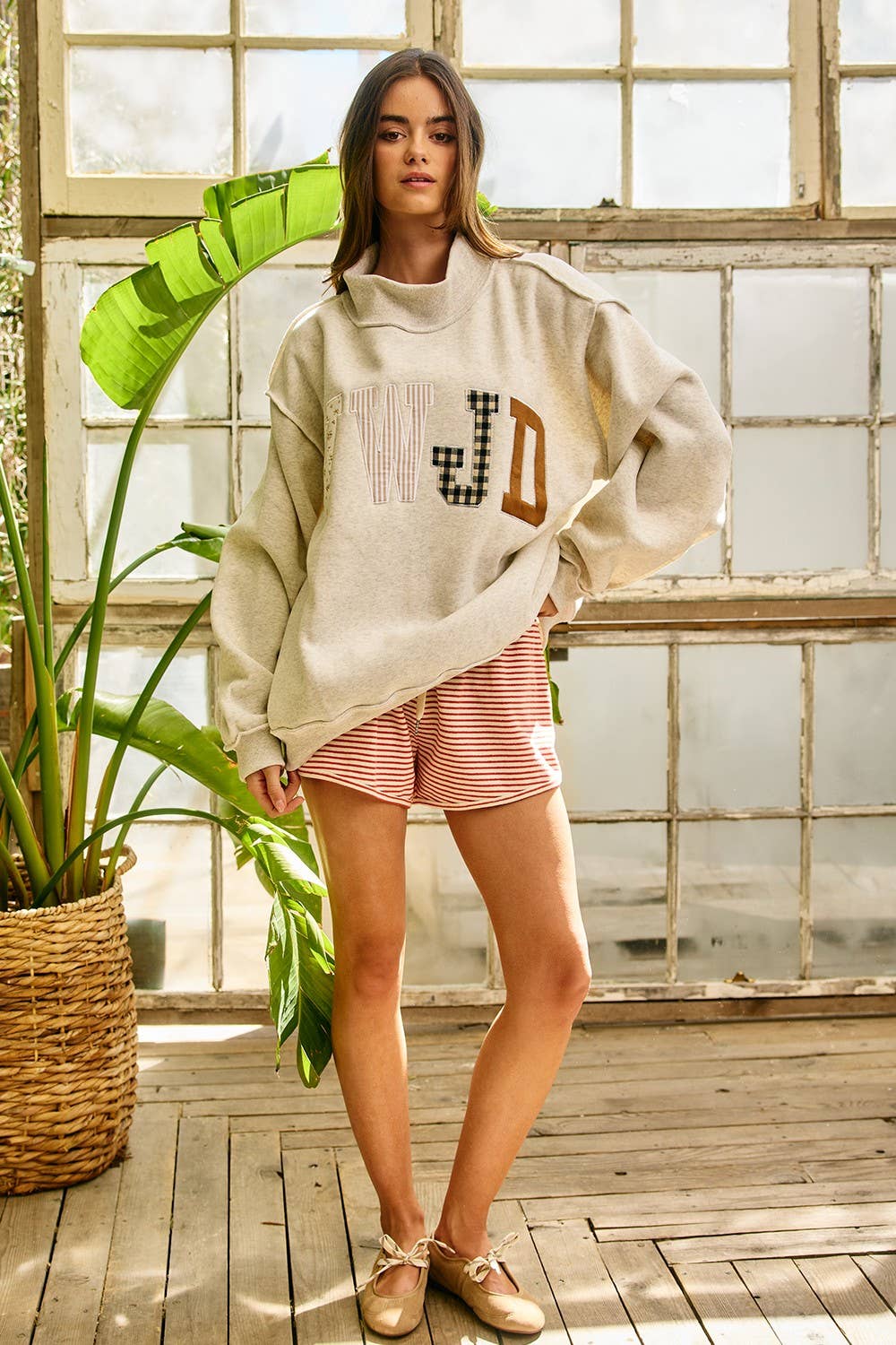 WWJD Embroidered Sweatshirt