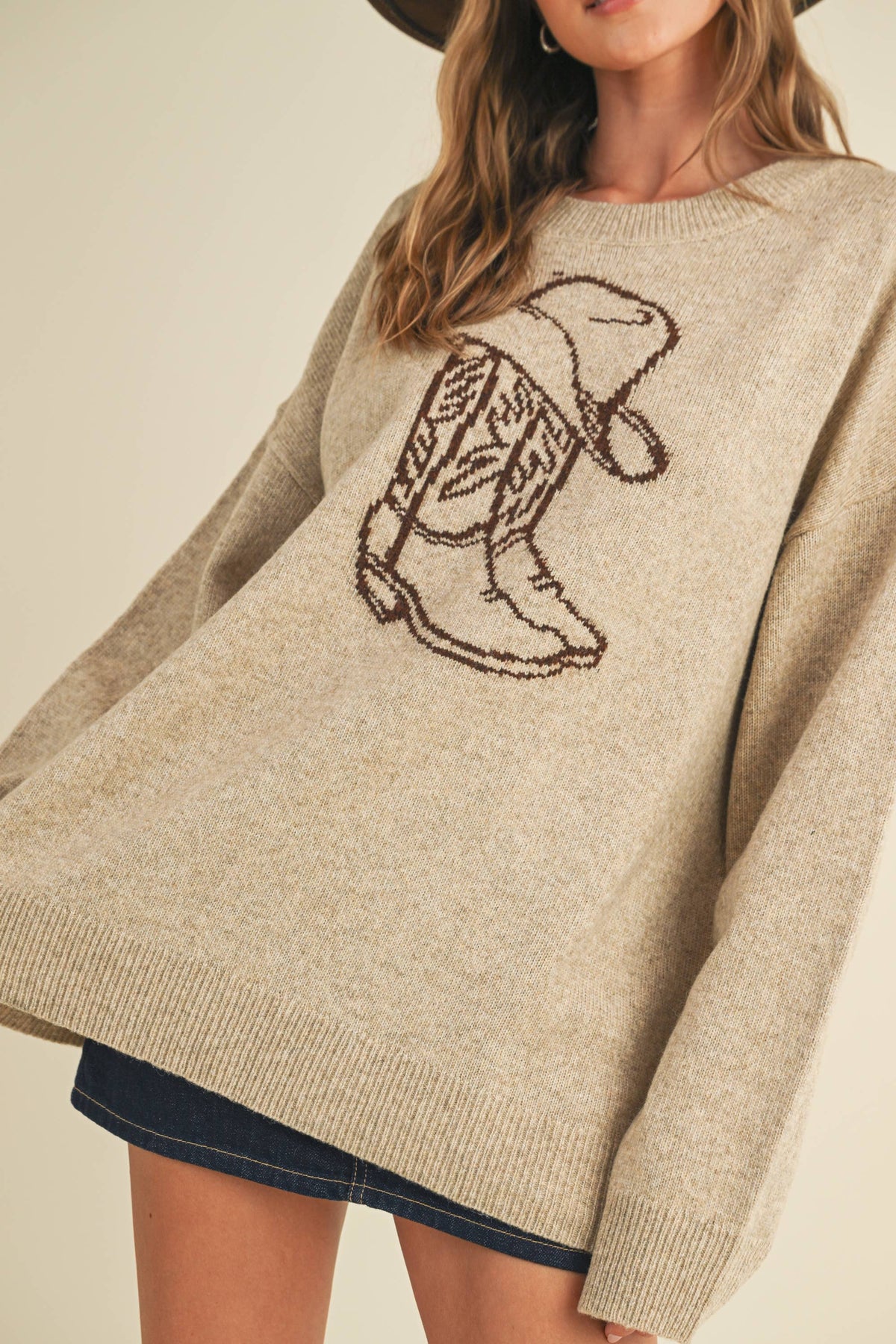 Boot &amp; Hat Sweater