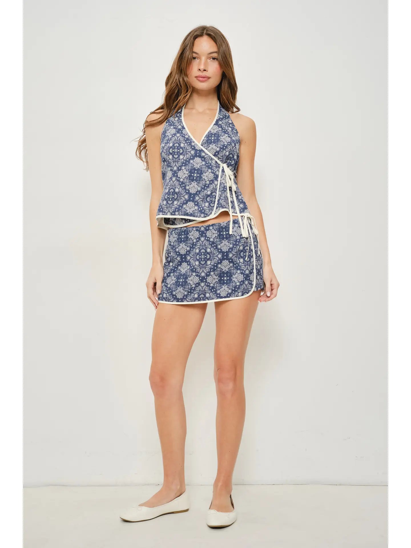 Davis Wrap Halter Top