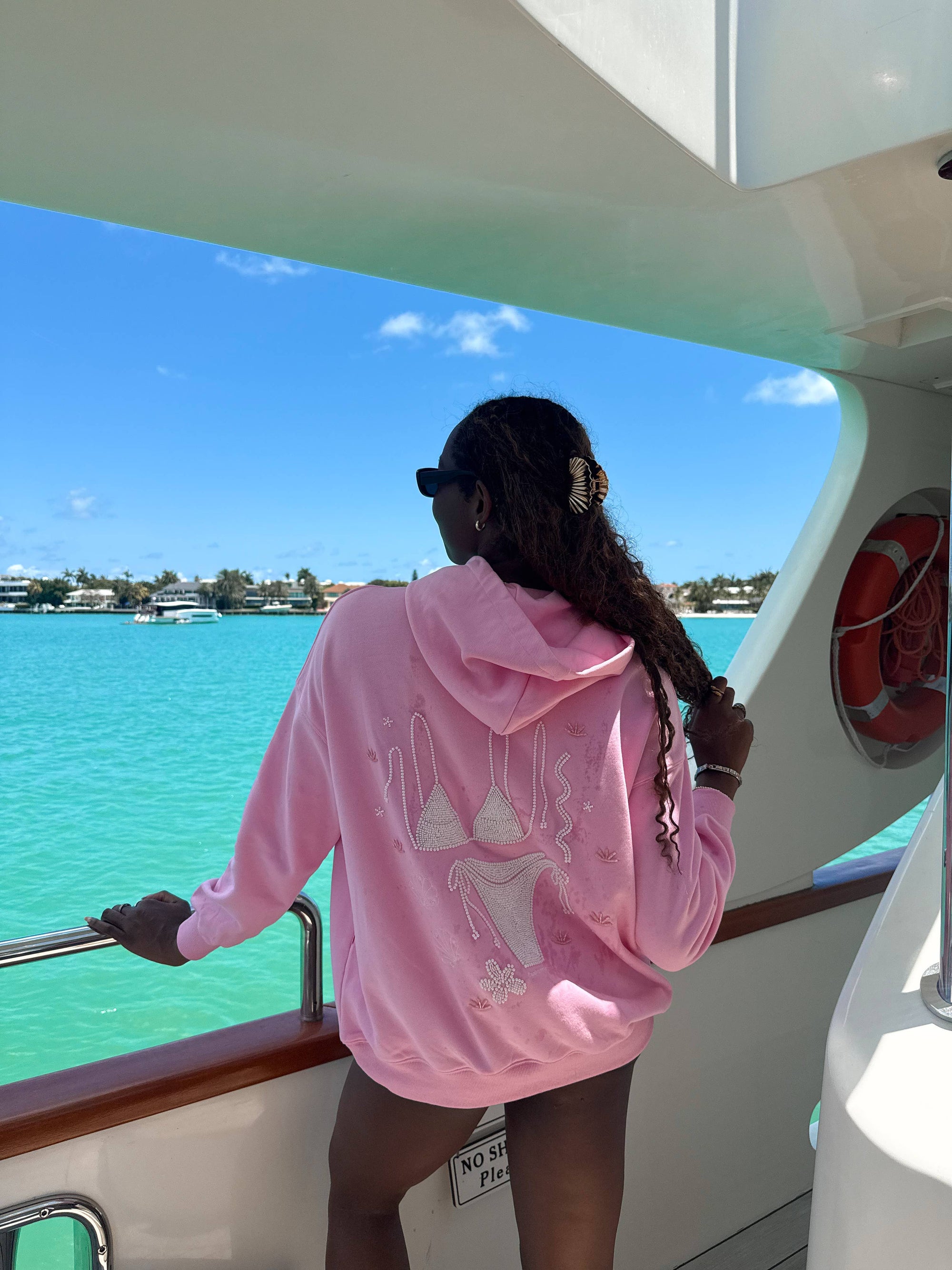 Lottie Beaded Ocean Hoodie