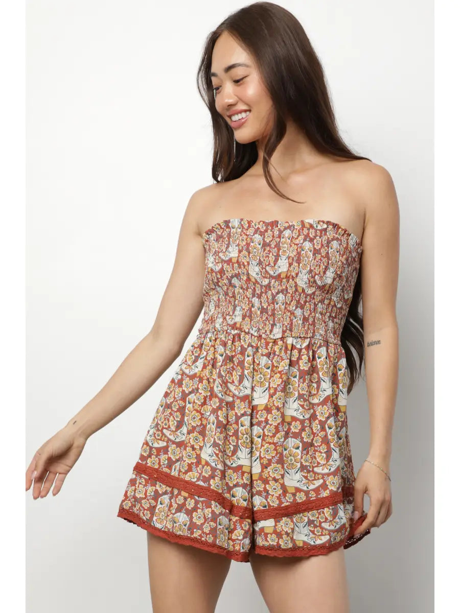Smocked Romper