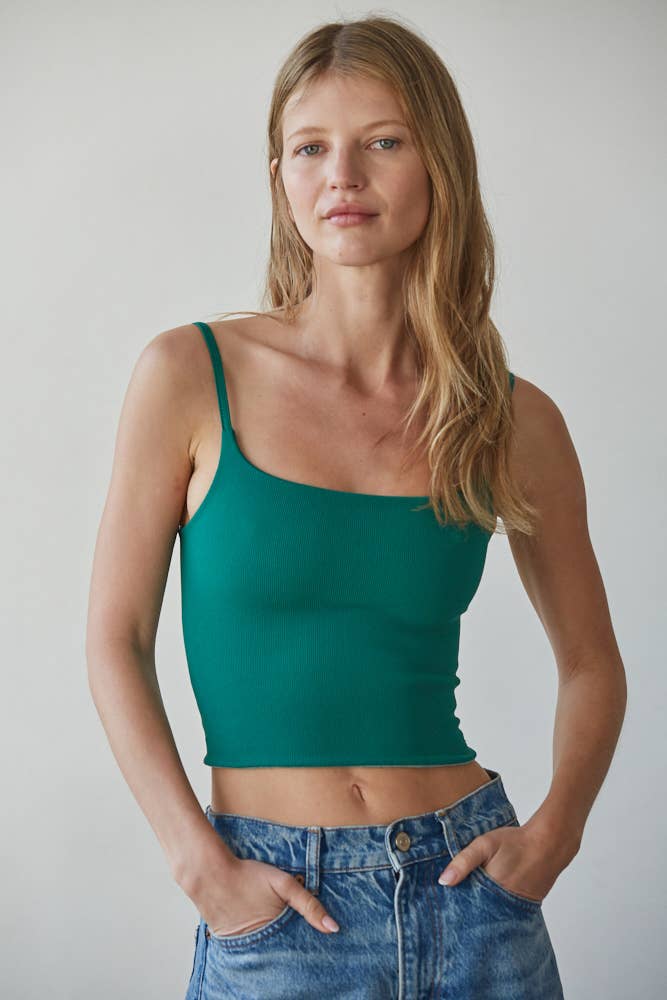 Striped Seamless Reversible Top