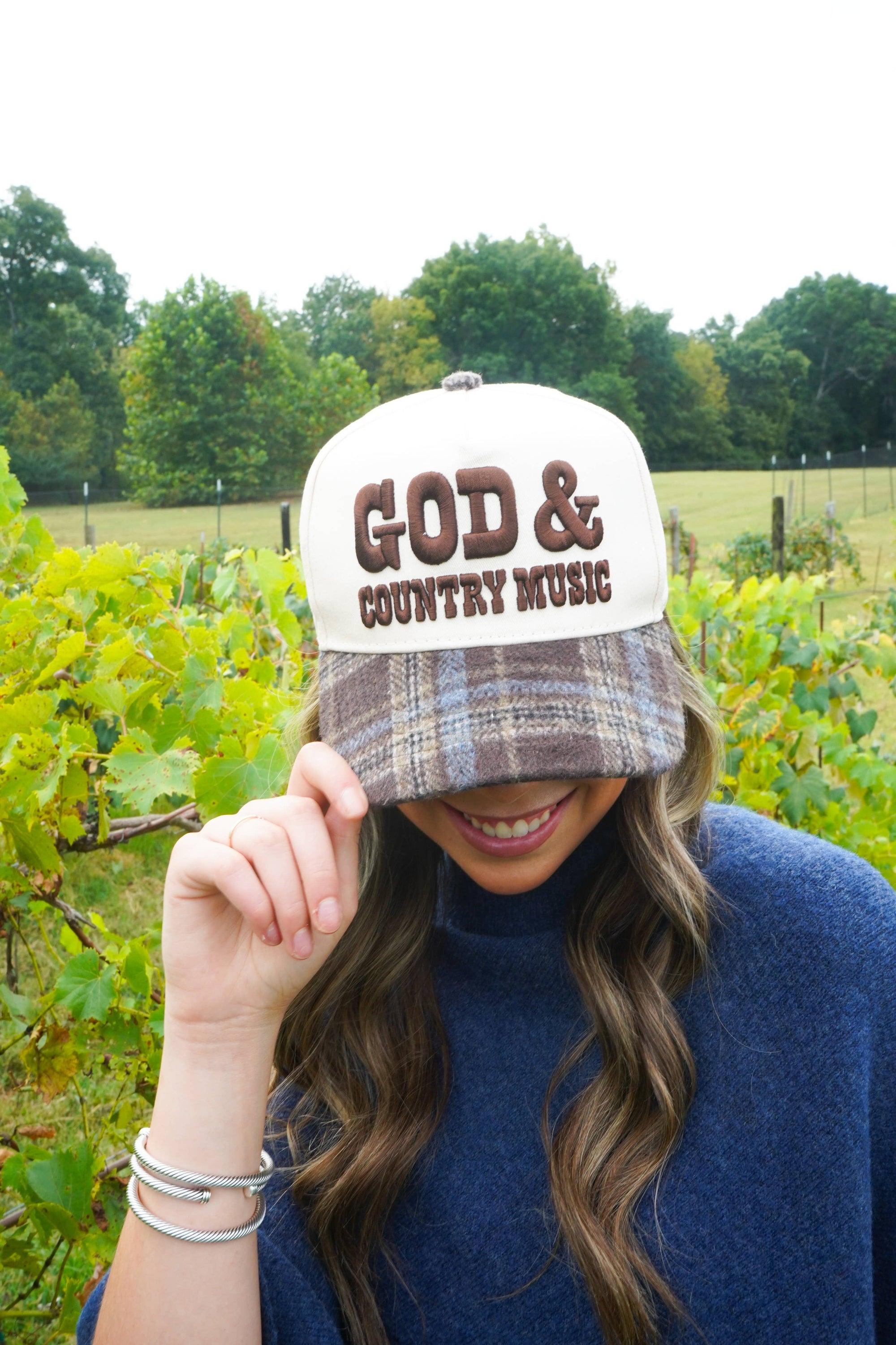 God &amp; Country Music Trucker Hat